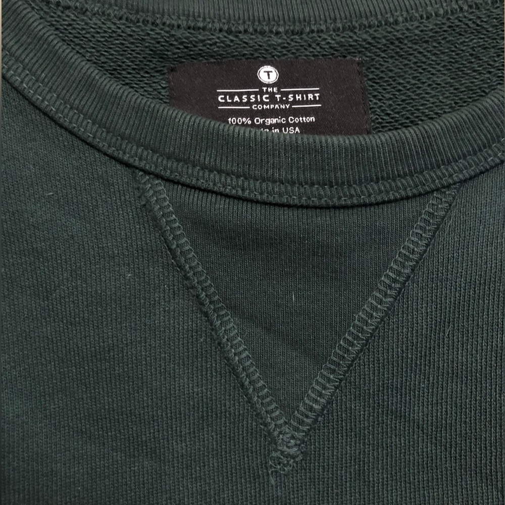 The Classic T-Shirt Company French Terry Short Sleeve Box Tee Sweatshirt XXL - Picture 9 of 11